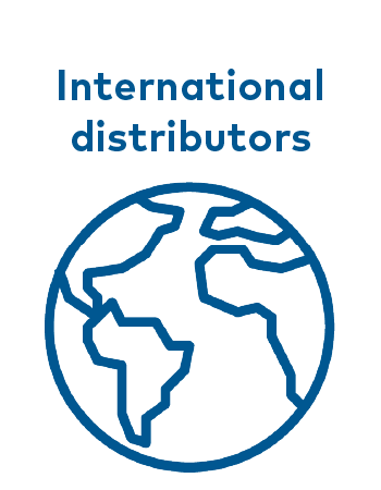 International distributors