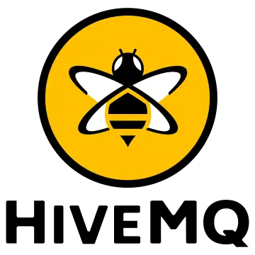 Hivemq Logo mit Biene, IoT und Industrie 4.0 Fokus.