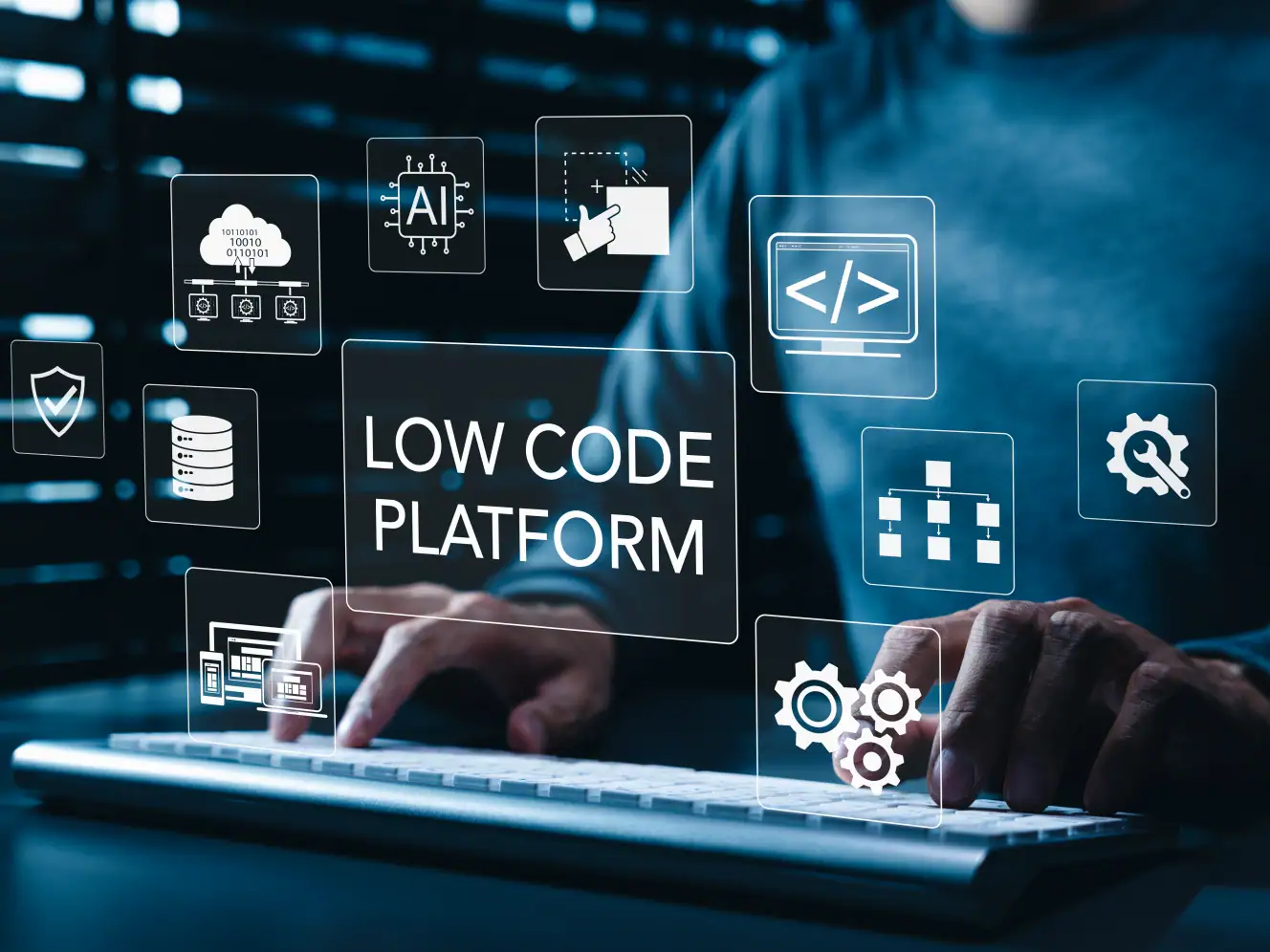 Digitale Industrieplattform mit KI, Cloud und Automatisierung.