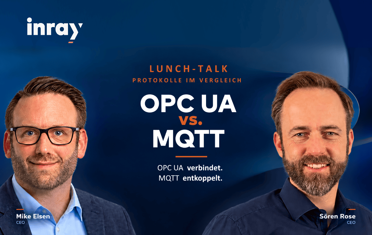 Zwei CEOs im Gespräch über OPC UA und MQTT Protokolle.