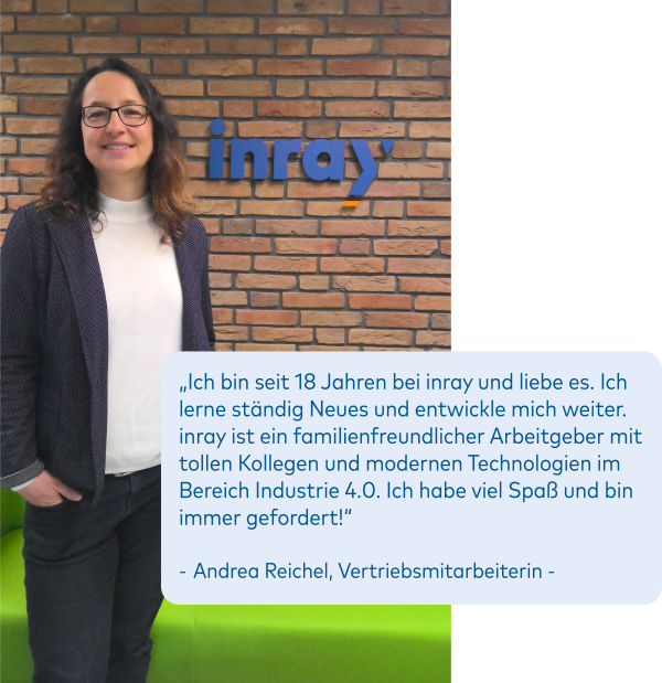 Andrea Reichel arbeitet gerne bei inray